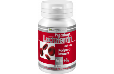 KOMPAVA Lactoferrin Premium - Лактоферрин, 350 мг, 60 капсул